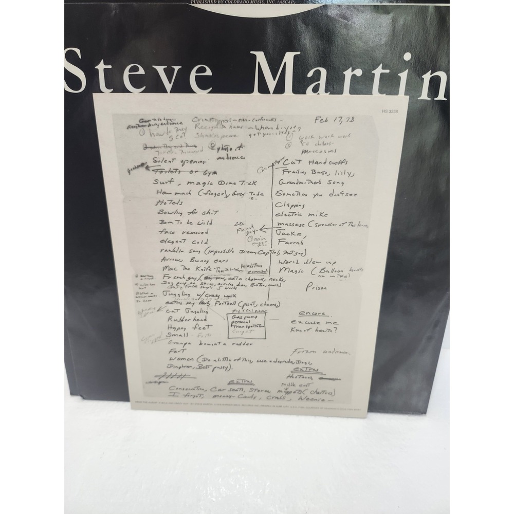 Steve Martin A Wild And Crazy Guy Vinyl LP W/Picture - Picture 7 of 9